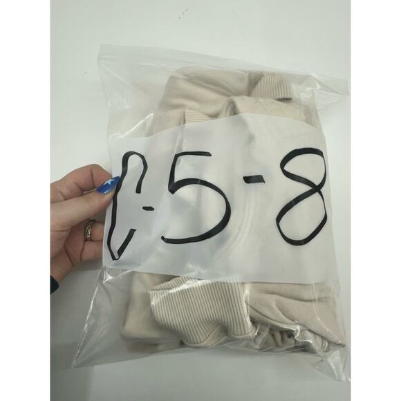 American Eagle Womens Sweatshirt Size Small Tan Hooded Ruffled Long Sleeve - Picture 11 of 11